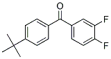 4-TERT-BUTYL-3',4'-DIFLUOROBENZOPHENON Struktur