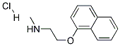 N-METHYL-2-(1-NAPHTHYLOXY)-1-ETHANAMINEHYDROCHLORIDE Struktur