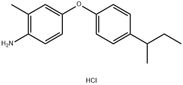 4-[4-(SEC-BUTYL)PHENOXY]-2-METHYLPHENYLAMINEHYDROCHLORIDE Struktur