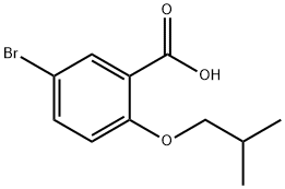 5-BROMO-2-ISOBUTOXYBENZOIC ACID Struktur