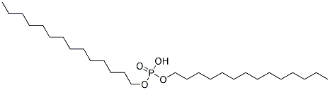 ditetradecyl hydrogen phosphate Struktur