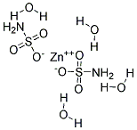 Zinc sulfamate tetrahydrate Struktur