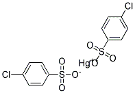 4-Chlorobenzenesulfonic acid mercuric salt Struktur