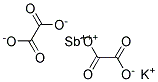 potassium antimony oxalate Struktur