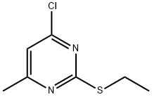 4-Chloro-2-ethylsulfanyl-6-methyl-pyrimidine Struktur