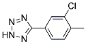 5-(3-CHLORO-4-METHYLPHENYL)-2H-1,2,3,4-TETRAAZOLE Struktur