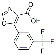 5-(3-Trifluoromethyliphenyl)Oxazole-4-Carboxylic Acid Struktur