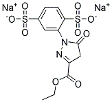 (3-Ethoxycarbonyl-5-Oxo-2-Pyrazoline-1-Yl)Benzene-2,5-Disulfonate Disodium Struktur