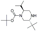 (2S,5R)-1-Boc-5-Tert-Butyl-2-Isopropyl-Piperazine Struktur