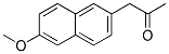 6-Methoxy-2-(Acetylmethyl)Naphthalene Struktur