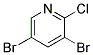 3,5-Dibromo-2-Chloropyridine Struktur