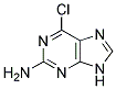 6-chloro-9H-purin-2-amine Struktur