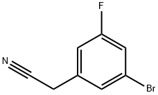 3-Bromo-5-fluorophenylacetonitrile Struktur