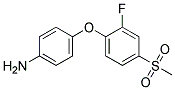 4-[2-Fluoro-4-(methylsulphonyl)phenoxy]aniline Struktur