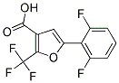 5-(2,6-Difluorophenyl)-2-(trifluoromethyl)furan-3-carboxylic acid Struktur