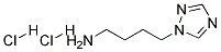 4-(1H-1,2,4-Triazol-1-yl)butylamine dihydrochloride Struktur