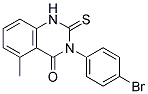 3-(4-Bromophenyl)-5-methyl-2-thioxo-2,3-dihydro-1H-quinazolin-4-one Struktur