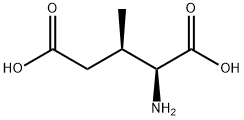 (2s,3R)-3-Methylglutamic acid Struktur