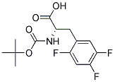 Boc-2,4,5-Trifluoro-L-Phenylalanine Struktur