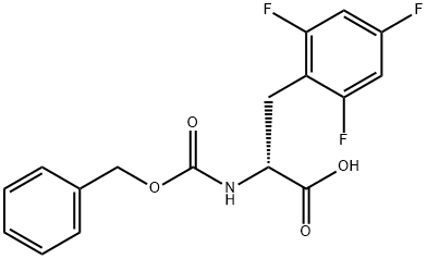 Cbz-2,4,6-Trifluoro-D-Phenylalanine Struktur