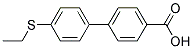 4-(4-ETHYLTHIOPHENYL)BENZOIC ACID 97% Struktur