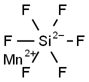 MANGANESE FLUOROSILICATE Struktur