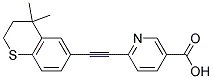 6-(4,4-DIMETHYL-THIOCHROMAN-6-YLETHYNYL)-NICOTINIC ACID Struktur