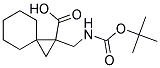 N-BOC-1-AMINOMETHYL-SPIRO[2.5]OCTANE-1-CARBOXYLIC ACID Struktur