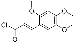 3-(2,4,5-TRIMETHOXYPHENYL)-2-PROPENOYLHLORIDE Struktur