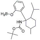 3-(N-TERT-BUTOXYCARBONY)AMINOMENTHYLPHENYL BORINIC ACID Struktur