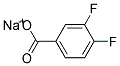 3,4-DIFLUOROBENZOIC ACID SODIUM SALT Struktur