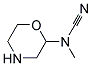 N-Cyanomethylaminomorpholine Struktur