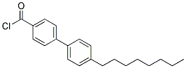 4-N-Octyl-4'-Diphenylformylchloride Struktur