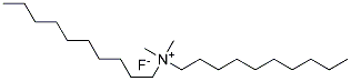 Didecyl dimethyl ammonium fluoride Struktur