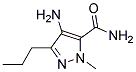 4-Amino-1-Methyl-3-N-Propyl-5-PyrazoloCarboxamide Struktur