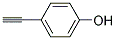 4-Hydroxyphenylacetylene Struktur