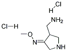 4-(Aminomethy)Pyrrolidin-3-One-O-MethyloximeDihydrochloride Struktur