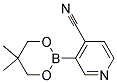 4-Cyano-3-(5,5-Dimethyl-[1,3,2]Dioxaborinan-2-Yl)-Pyridine Struktur