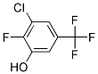 3-Chloro-2-fluoro-5-(trifluoromethyl)phenol, 97+% Struktur