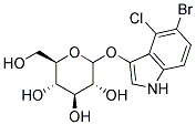 5-Bromo-4-chloro-3-indolyl-D-glucopyranosid Struktur