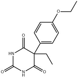 5-(4-ETHOXYPHENYL)-5-ETHYLBARBITURIC ACID Struktur