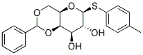 4-METHYLPHENYL 4,6-O-BENZYLIDENE-B-D-THIOGALACTOPYRANOSIDE Struktur