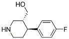 TRANS-3-HYDROXYMETHYL-4-(4'-FLUOROPHENYL)PIPERIDINE Struktur