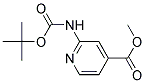 TERT-BUTYL 4-(METHOXYCARBONYL)PYRIDIN-2-YLCARBAMATE Struktur