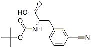 N-TERT-BUTOXYCARBONYL-3-(3-CYANOPHENYL)-L-ALANINE Struktur