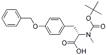 N-BOC-N-METHYL-O-BENZYL-L-TYROSINE Struktur