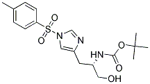 N-BOC-N-IM-TOSYL-L-HISTIDINOL Struktur