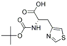 NALPHA-TERT-BUTOXYCARBONYL-3-(4-THIAZOLYL)-L-ALANINE Struktur