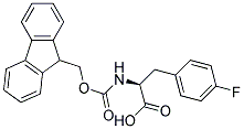 NALPHA-9-FLUORENYLMETHOXYCARBONYL-3-(4-FLUOROPHENYL)-L-ALANINE Struktur