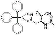 N-ACETYL-N-IM-TRITYL-L-HISTIDINE Struktur